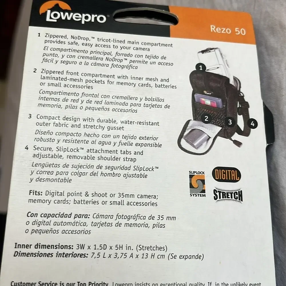 Lowepro Rezo 50 Digital Camera Bag with Shoulder Strap and Belt Loop NWT